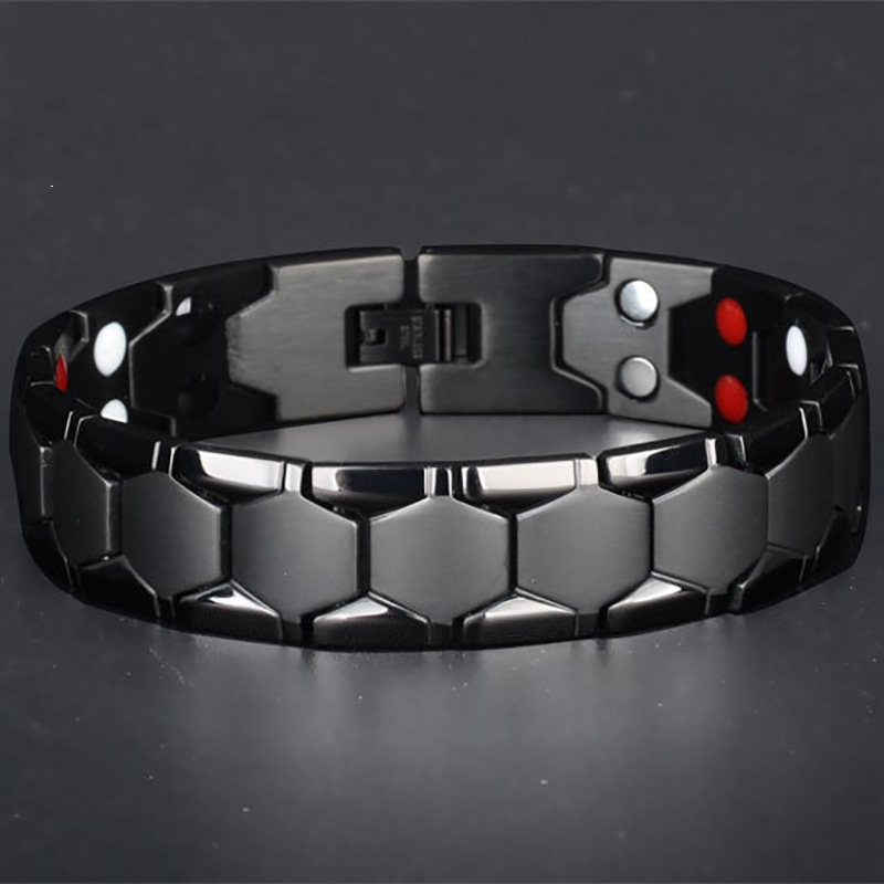 Coordinates Bracelet - Heren Sieraden Anti-vermoeidheid Healing Hematiet Kralen