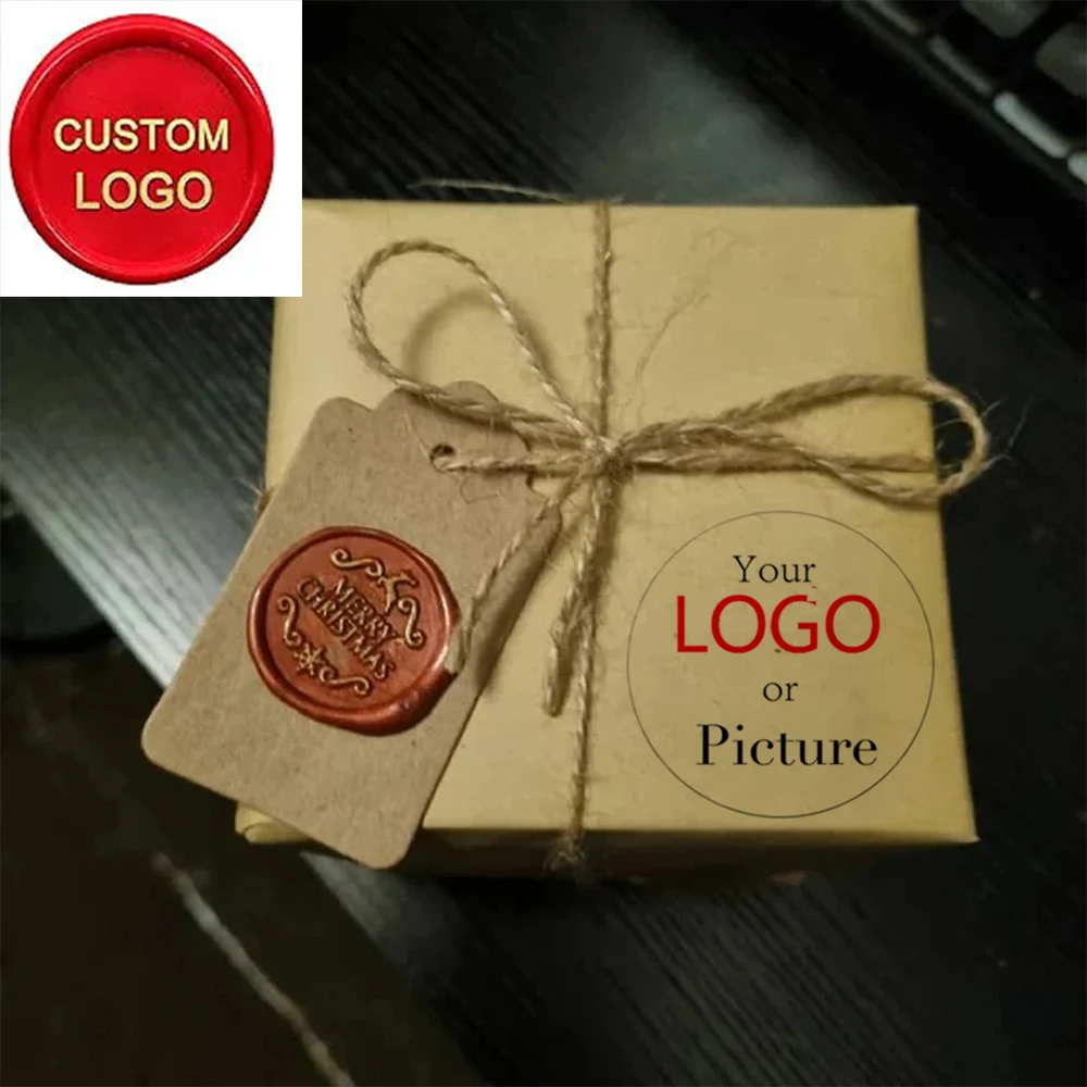 Wax Seal Letter Kit - Aangepaste LOGO bruiloft zegellak kerstcadeau voor
