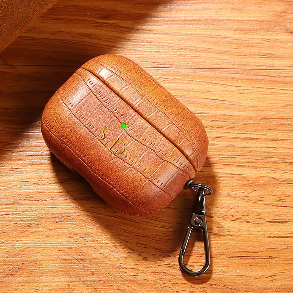Voor Airpods 1 2 3 4 Pro 2 Lux - Monogram Keychain Leather recensie en prijs