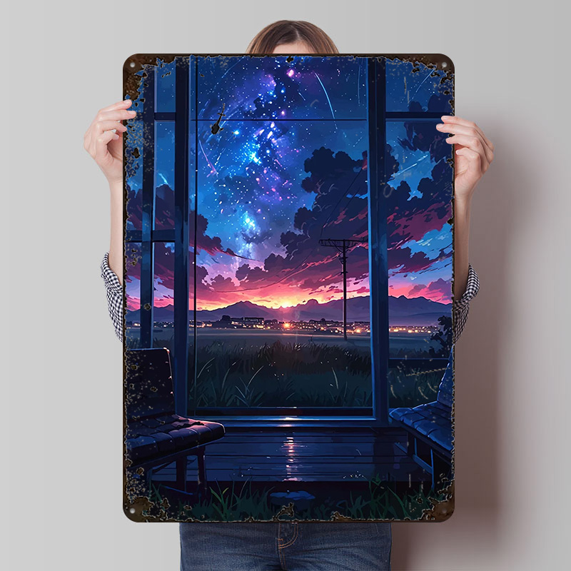 Anime Window View of Starry Ni - Custom Night Sky recensie en prijs