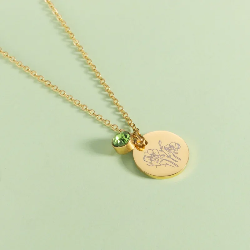 Geboortemaand bloemen Clipart  - Birth Flower Necklace recensie en prijs