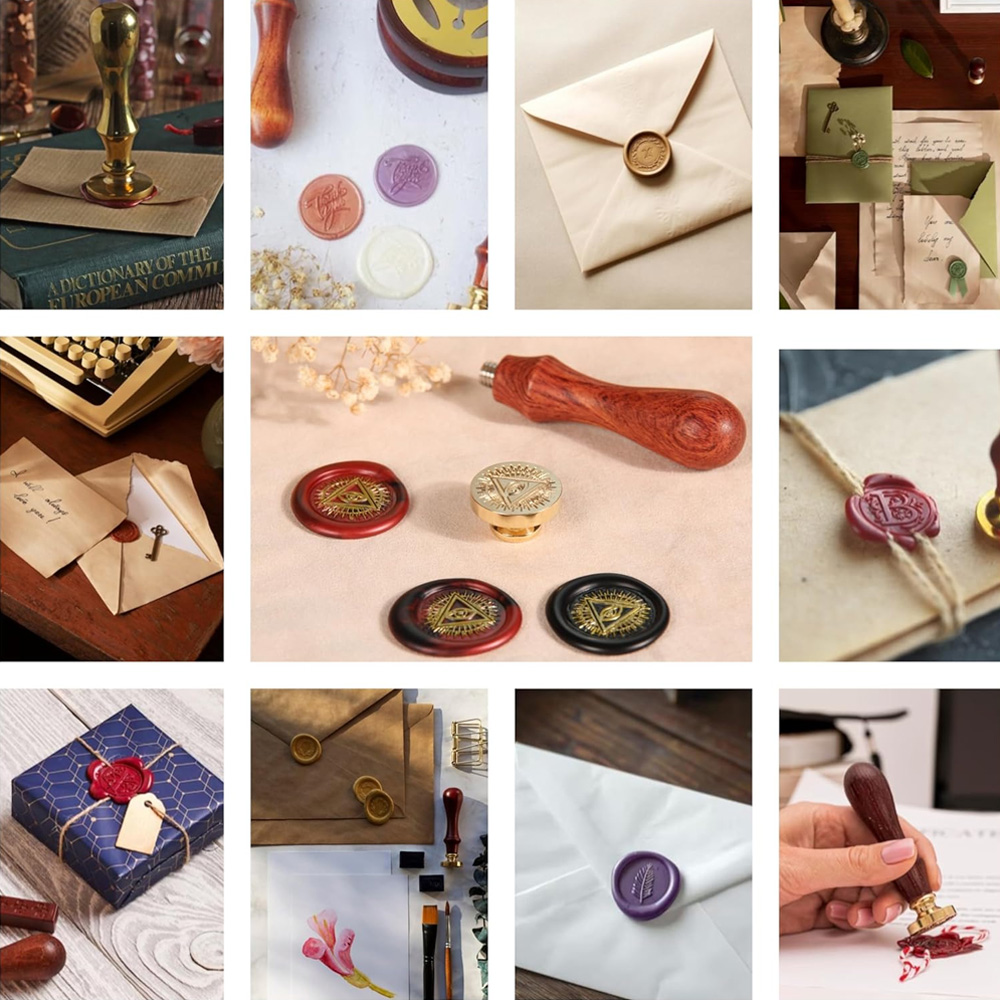 Aangepaste waszegelstempel, ge - Wax Seal Letter Kit recensie en prijs