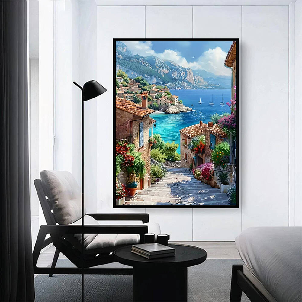 1 stks frameloze diamant schil - Photo Mosaic Print recensie en prijs