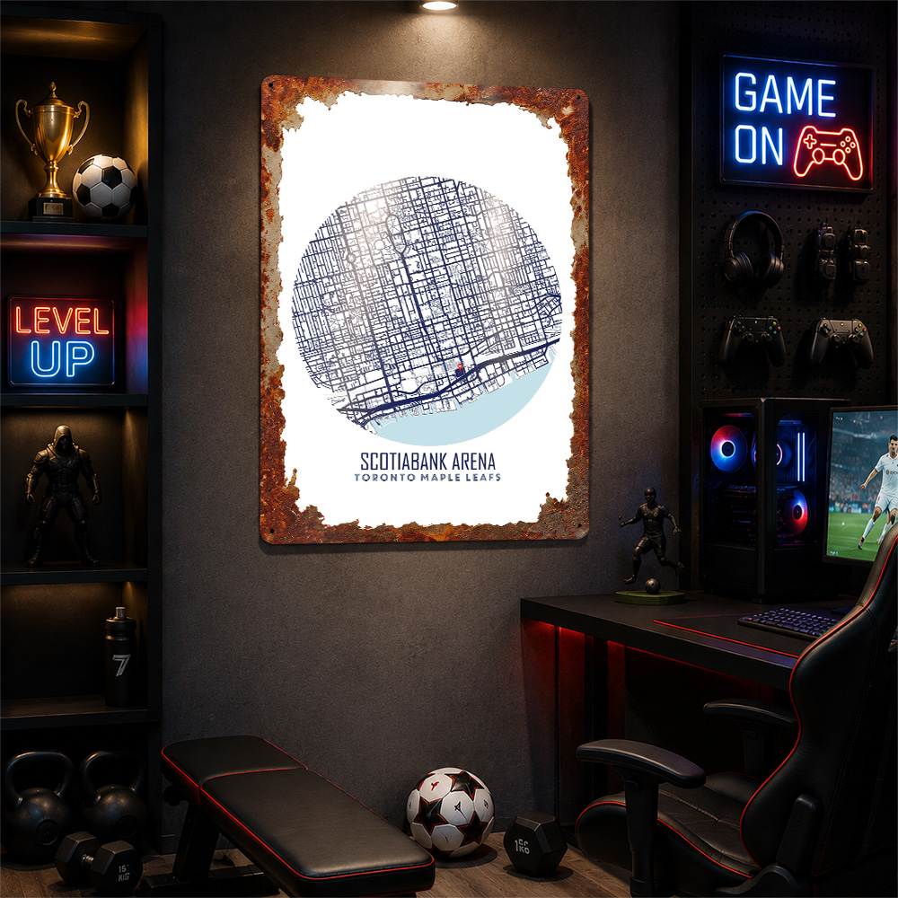 Scotiabank Arena Kaart Metalen - Custom Map Poster recensie en prijs