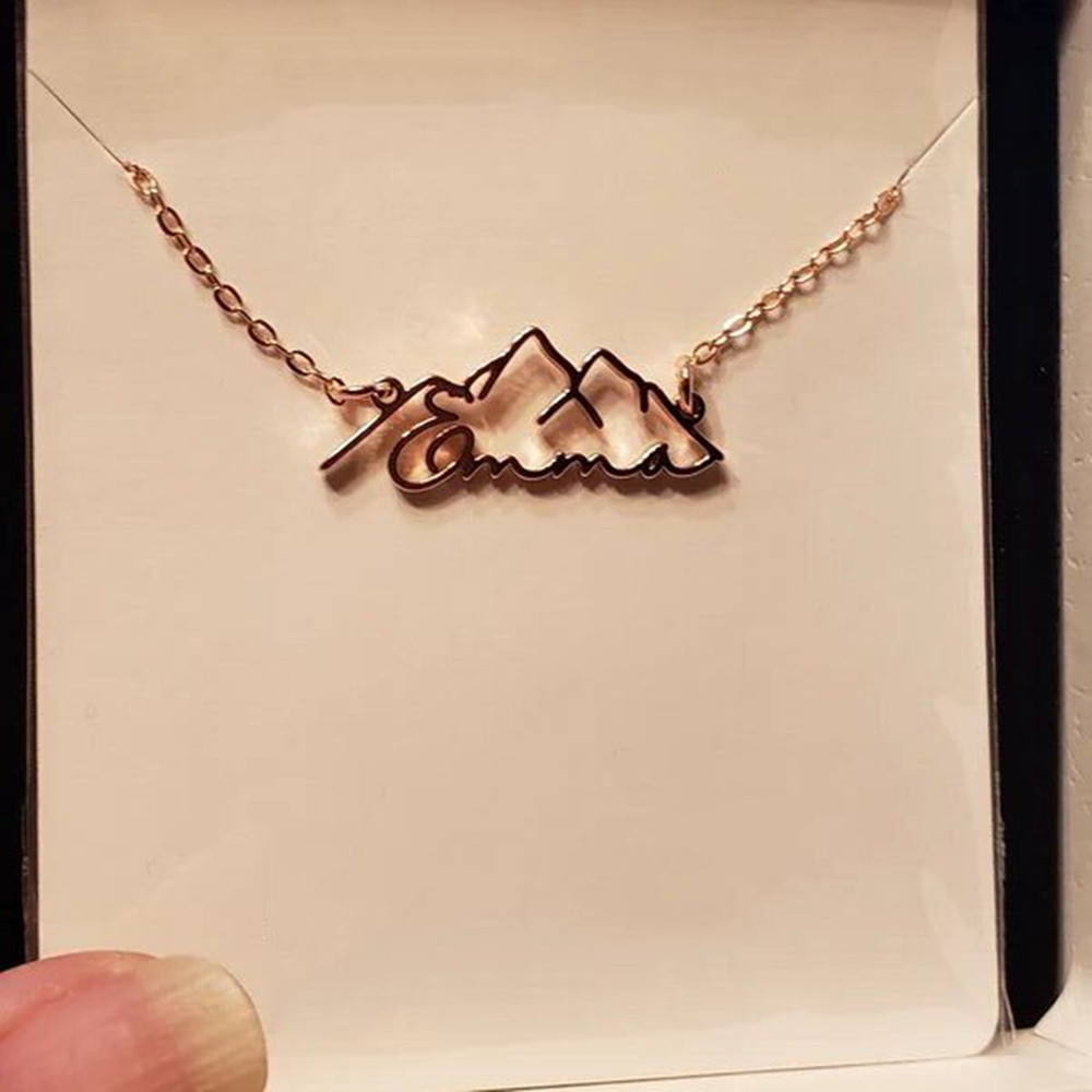 Aangepaste naam ketting mode g - Birth Flower Necklace recensie en prijs
