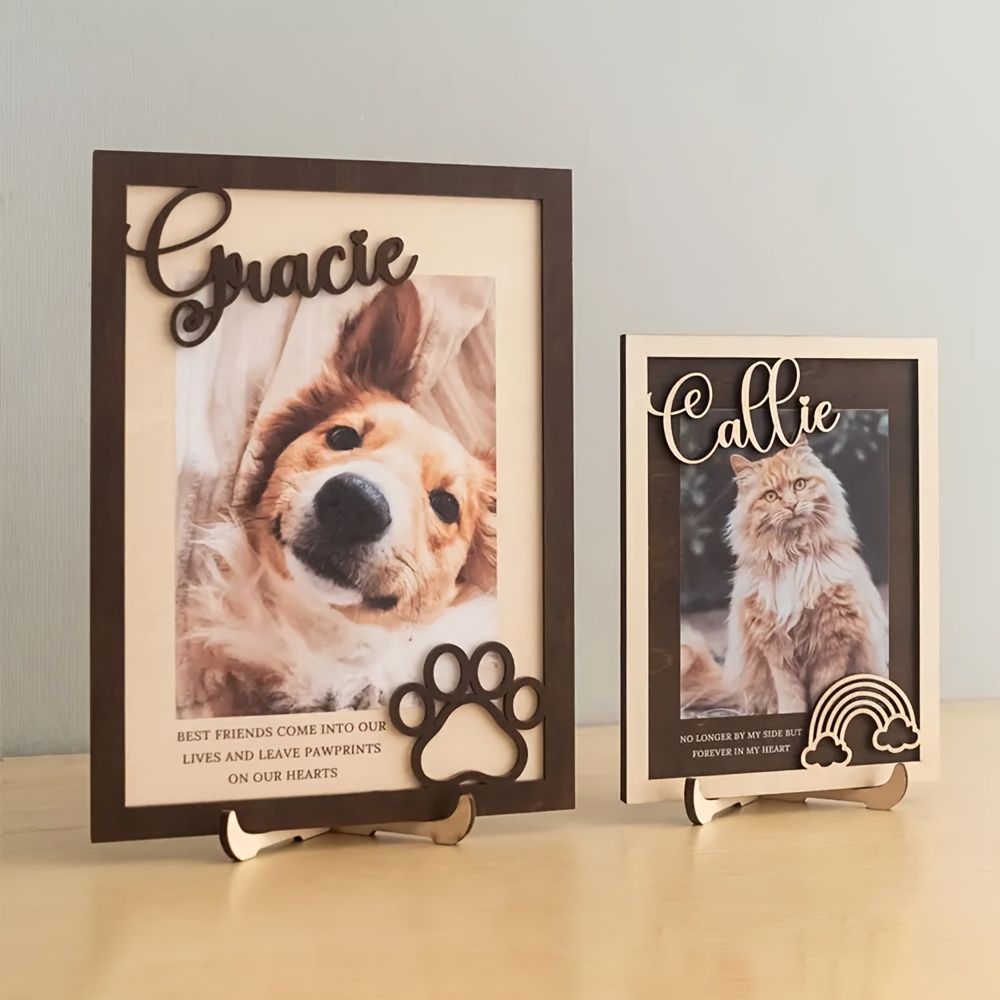 Aanpasbare gepersonaliseerde h - Engraved Wood Frame recensie en prijs