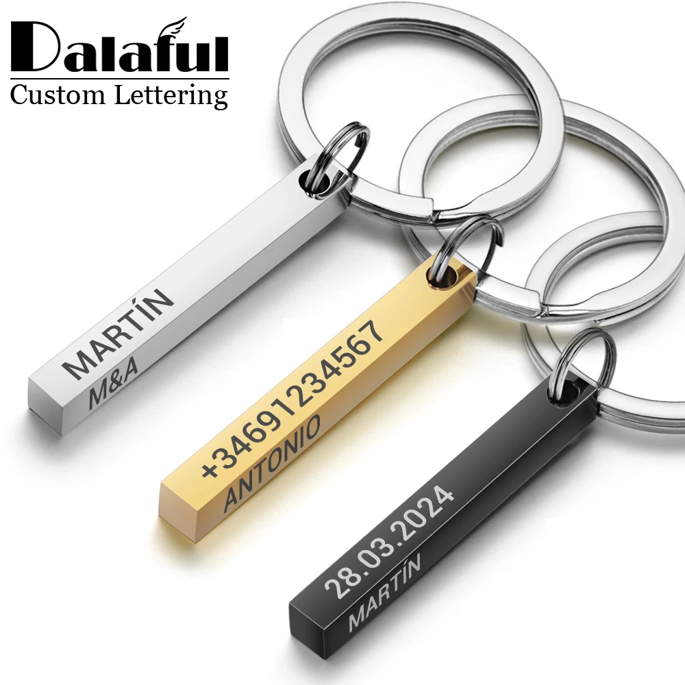 Gepersonaliseerde 3D Bar Sleut - Initial Ring Custom recensie en prijs