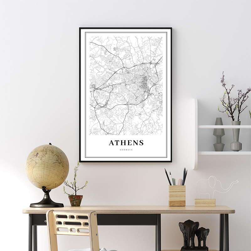 Griekenland Road Kaart Poster  - Custom Star Map recensie en prijs