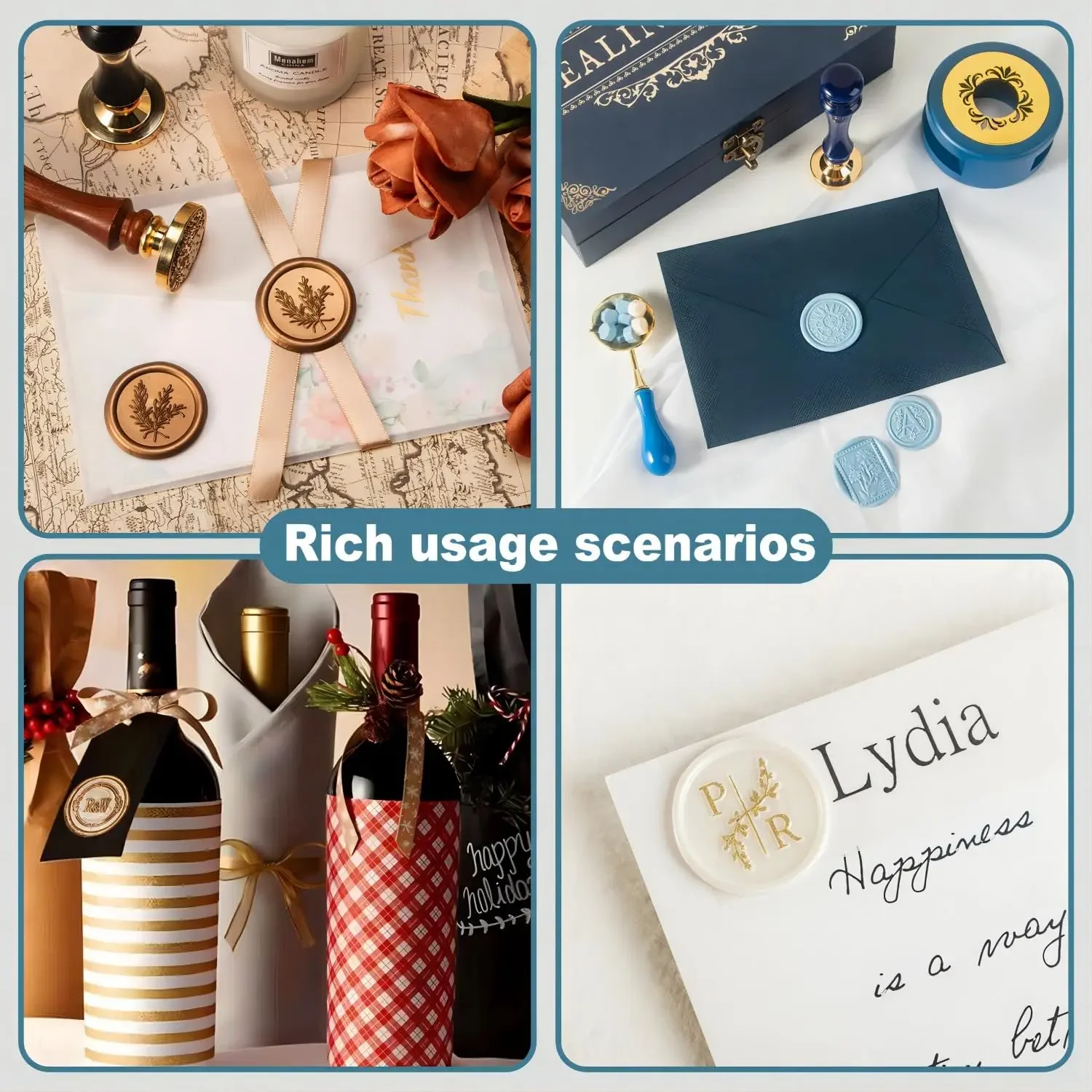 Aangepaste lakzegel stempel ki - Wax Seal Letter Kit recensie en prijs