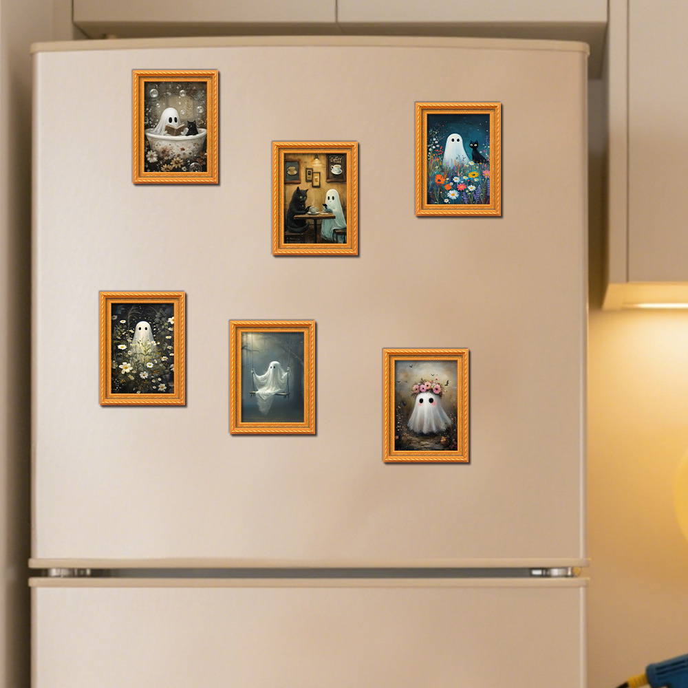 Creatieve 3d Halloween Koelkas - Engraved Wood Frame recensie en prijs