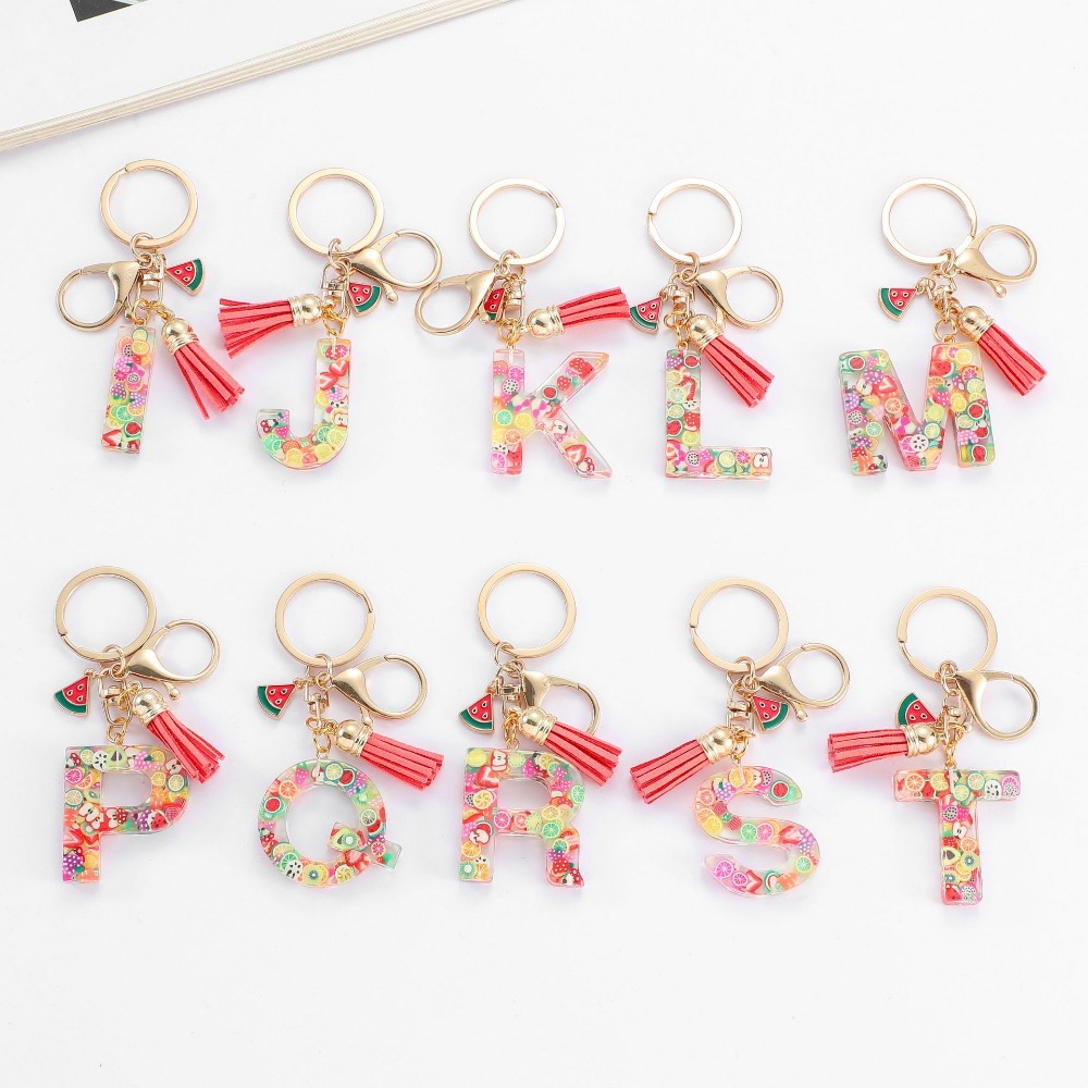 Gepersonaliseerde A-Z sleutelh - Monogram Keychain Leather recensie en prijs