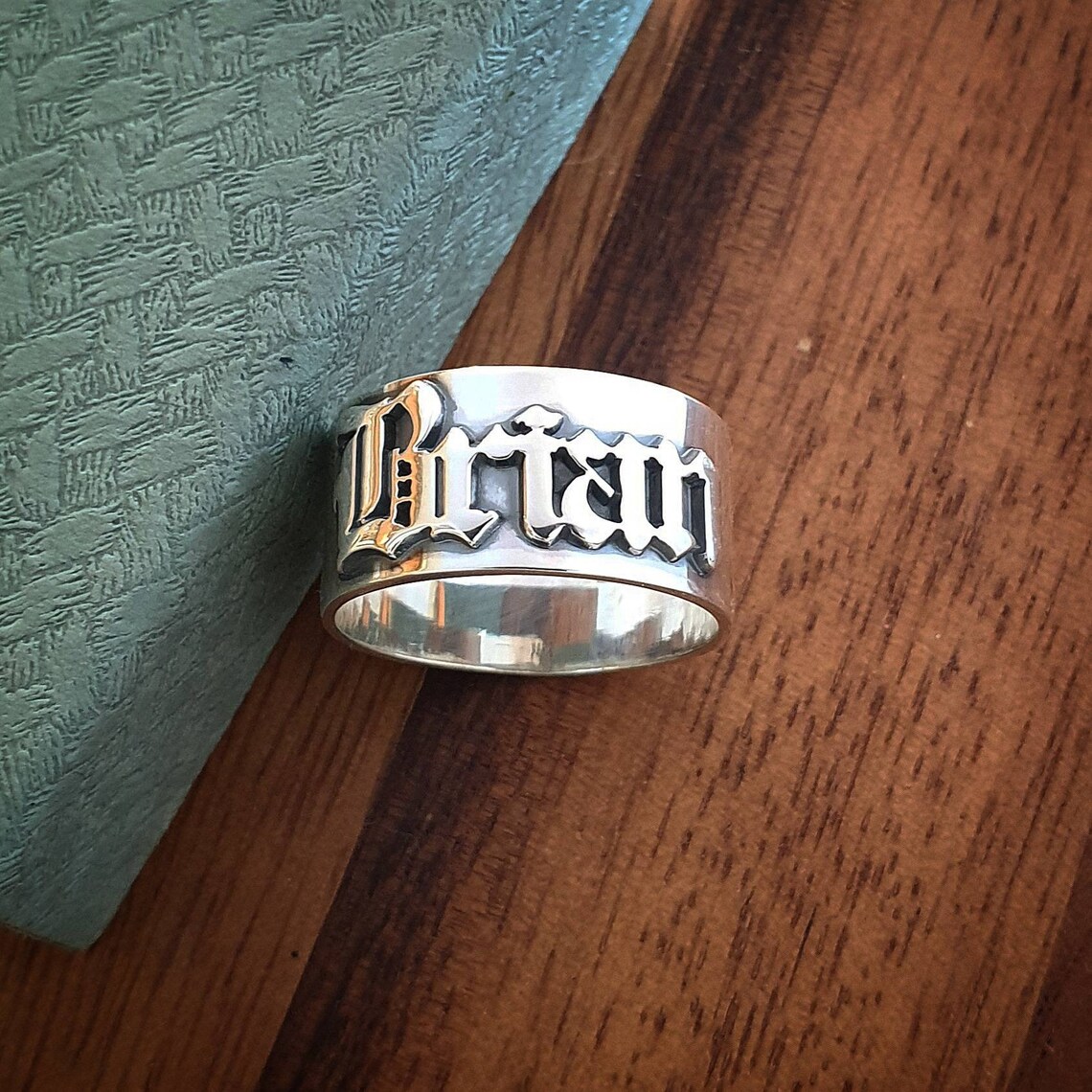 12MM Heren Gothic Ringen Geper - Initial Ring Custom recensie en prijs