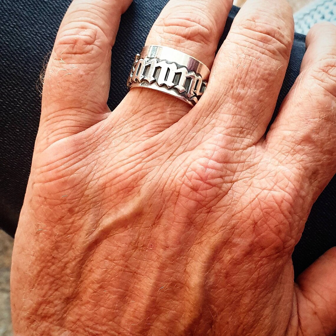12MM Heren Gothic Ringen Geper - Initial Ring Custom recensie en prijs