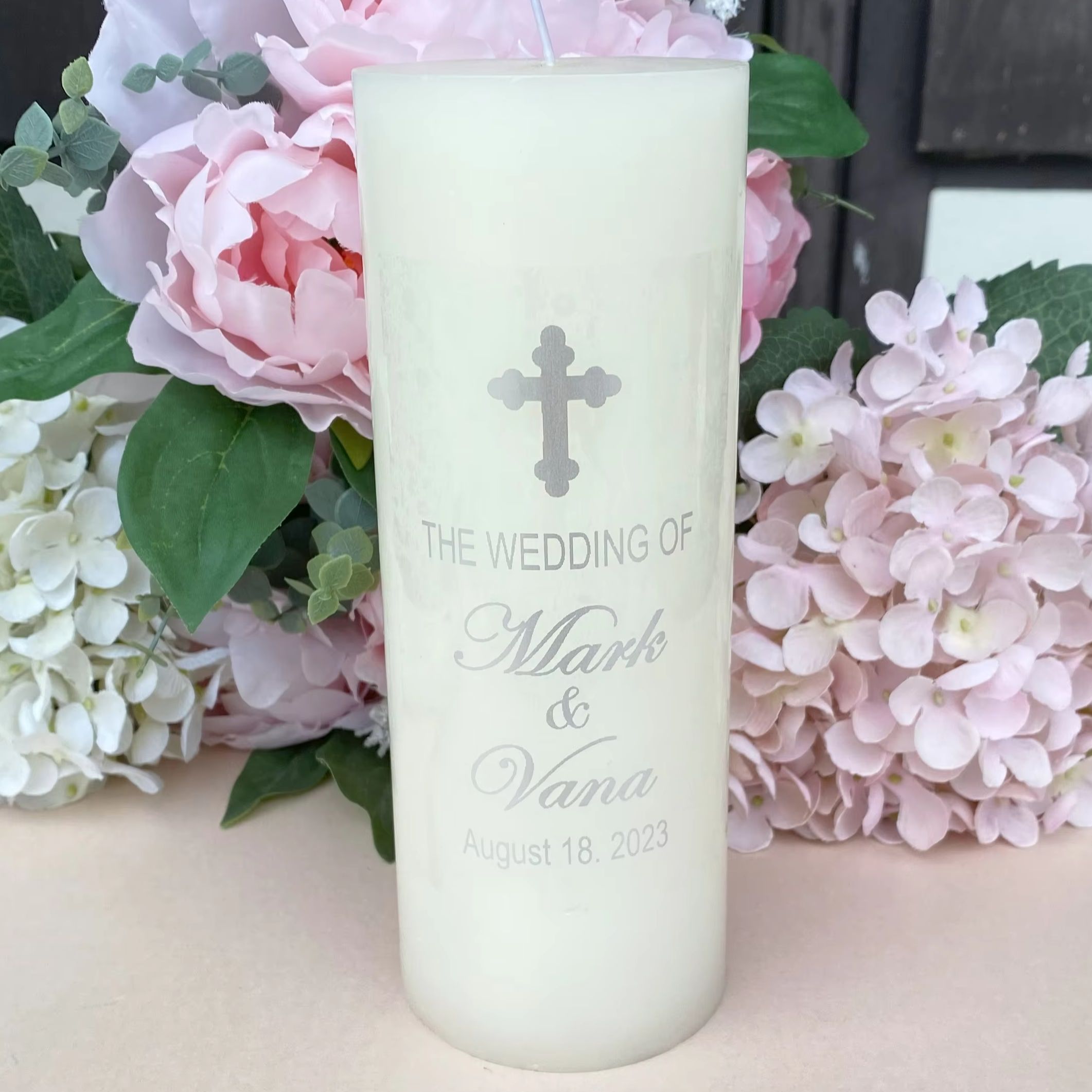 Zilveren gepersonaliseerde kaa - Personalised Candle Label recensie en prijs
